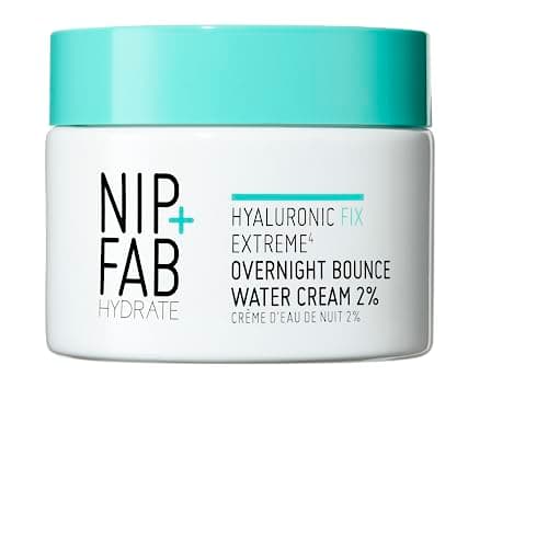 Image of Hyaluronic Fix Extreme4 Overnight Bounce Water Cream 2% 50 ml, Hydrating, Smooths Pores, Fine Lines and Wrinkles, Prevents Moisture Loss