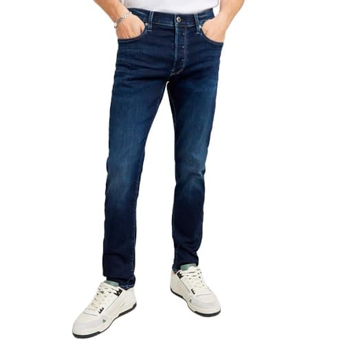 Image of G-STAR Men's 3301 Slim Jeans, Blue (Medium Aged D25742-8968-071), 35W / 30L