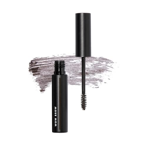 Image of e.l.f. Wow Brow Gel, Volumizing, Buildable, Wax-Gel Hybrid, Creates Full, Voluminous-Looking Brows, Locks Brow Hairs In Place, Deep Brown, Fiber-Infused 3.5g