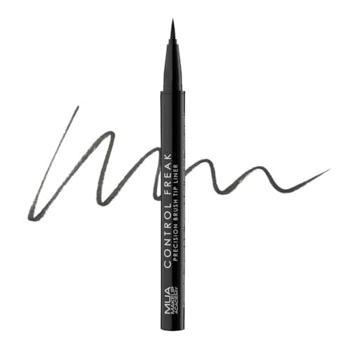 Image of MUA Makeup Academy Control Freak Brush Tip Liquid Eyeliner Pen, Jet Black - Vegan & Cruelty Free