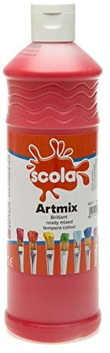 Image of Scola Artmix Poster Paint 600ml Red