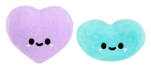 Image of Fluffie Stuffiez Minis -Jelly Bean and Heart Candy - Soft and Squishable Mini Collectibles - Surprise Reveal Unboxing - Tactile Play and Fidget DIY - For Kids Ages 4+