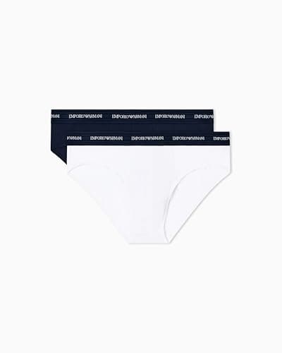 Image of Emporio Armani Man's ECO Viscose 2-Pack Brief Blue M