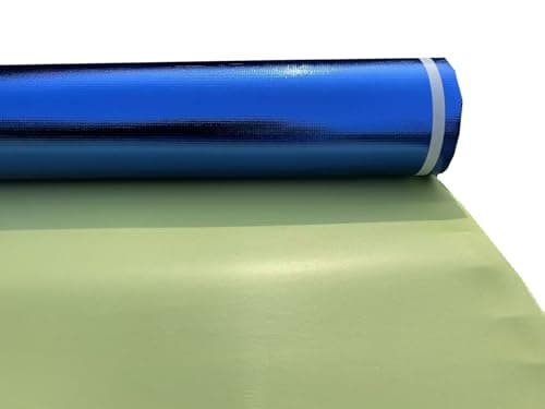 Image of Underlay laminate Flooring Blue 2mm Thick For Acoustic Comfort LVT Hard Wood Laminate Flooring Build In Moisture Barrier Great Sound & Heat Insulation(Roll Dimension: 10m×1m)