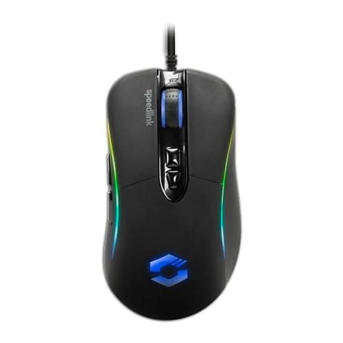 Image of Speedlink Sicanos RGB Gaming Mouse, 10000 Dpi, Black, (SL-680013-BK)