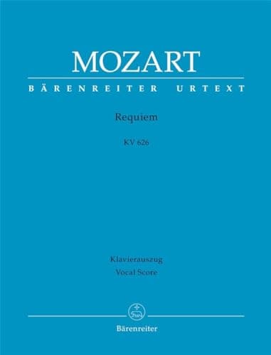 Image of Mozart Requiem KV 626 - Vocal Score