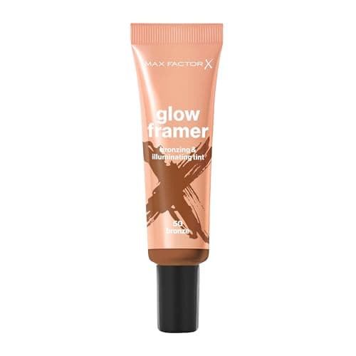 Image of Max Factor Glow Framer, 50 Bronze, Bronzing and Illuminating Tint, Blends contour and highlight, Soft Shimmers, Bronzing Pigments, Weightless, Easy to Blend Formula, 30ml