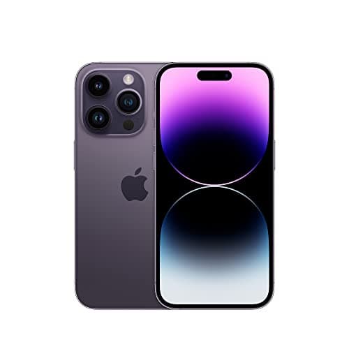 Image of Apple iPhone 14 Pro, 256GB, Deep Purple - (Renewed)