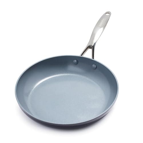 Image of GreenPan Valencia Pro Hard Anodised Healthy Ceramic Non-Stick 26 cm Frying Pan Skillet, PFAS-Free, Induction, Oven Safe, Grey