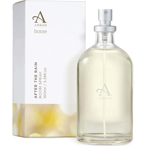Image of Arran Sense of Scotland After the Rain Home Scented Room Spray Mist Air Freshener (100ml) Fresh, Sensual & Gentle with Rose Petals, Musk, Floral Citrus & Soft Woods
