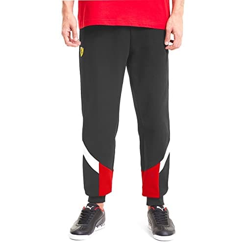 Image of Puma - Mens Ferrari Race MCS Sweatpants, Size: Medium, Color: Puma Black