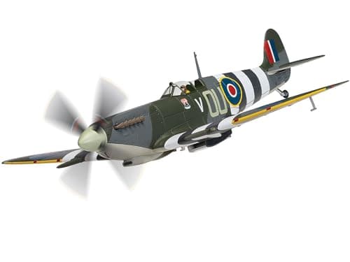 Image of Supermarine Spitfire MkIXe Fighter Aircraft ML407, Sq Ldr John 'Johnnie' Houlton, No.485 Sqn, Chailey (1944) British Royal Air Force The Aviation Archive Series 1/72 Diecast Model by Corgi AA29103