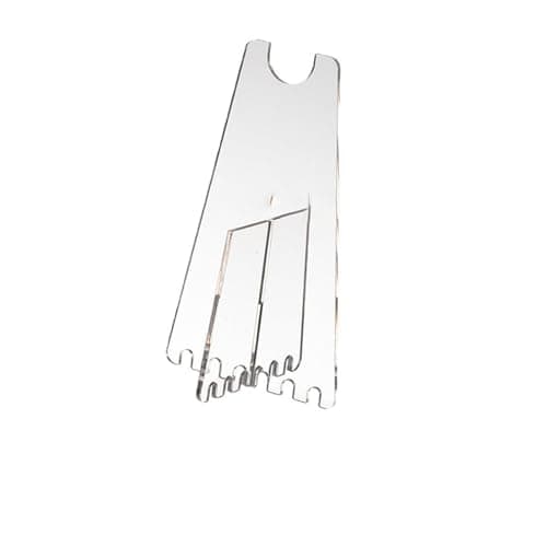 Image of Pitadue Clear Acrylic Bike Stand Portable Bicycles Holder Light Weight Floor Stand Display Repair Rack For Adjusting Cleaning Repairing