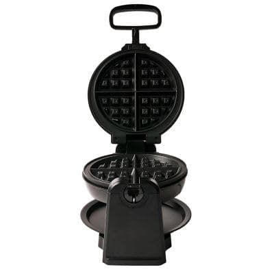 Image of Lakeland Belgian Waffle Maker with Non-Stick Coating, Stainless Steel and Black, 1000W