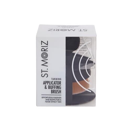 Image of St Moriz Self Tan Applicator Blending Brush | For Face, Body & Hard to Reach Areas | Streak-Free Airbrush Finish | Use with Any Fake Tan