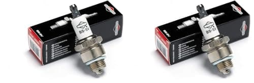 Image of Briggs & Stratton 992300C Replacement Spark Plug, Black, 1 Piece (Pack of 2)
