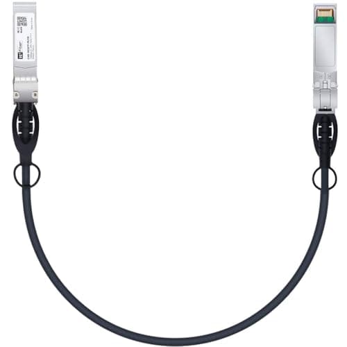 Image of for Ubiquiti UACC-DAC-SFP10-2M,10G SFP+ DAC,10GBASE-CU SFP+ Direct Attach Copper passive twinax cable also compatible with Cisco SFP-H10GB-CU2M, Meraki, Netgear and more, 30AWG, 2 meter(6.6ft)