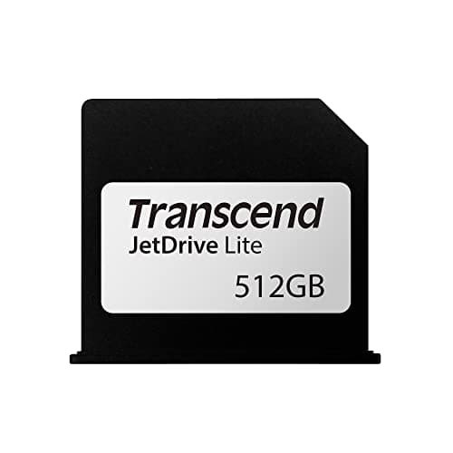 Image of Transcend 512GB JDL130 JetDrive Lite 130 Expansion Card for MacBook Air 13 Inch (Late 2010-2017) up to 95/75 MB/s TS512GJDL130