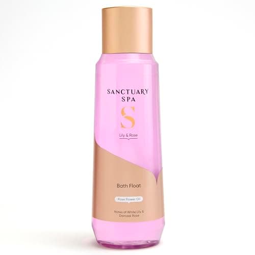Image of Sanctuary Spa Lily and Rose Collection Bath Float, No Mineral Oil, Cruelty Free and Vegan Bubble Bath for Women, 500 ml