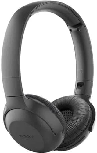 Image of Philips TAUH202BK/00 TAUH202 Bluetooth Headphones On-Ear Foldable Headset Volume Control Black