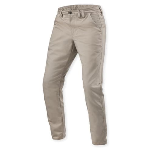 Image of REV'IT! Men's Dean 2 Tapered-Fit Motorcycle Chino Pants (Sand - 36Wx32L)