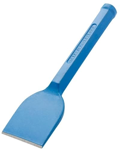Image of Footprint Mini 58mm Brick Bolster - 2 1/4" Electricians Bolster/Flooring Chisel. Drop Forged Hardened and Tempered Carbon Steel for Strong Performance. Essential Hand Tools for Professionals and DIY