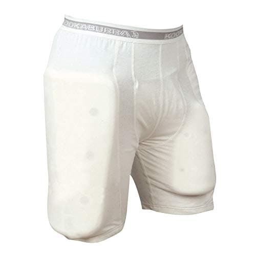Image of KOOKABURRA Cricket Protective Shorts Inc Batting Protection - Neutral - White Padding, Youths