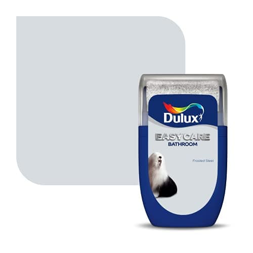 Image of Dulux Easycare Bathroom Tester Paint, Frosted Steel, 30 ml