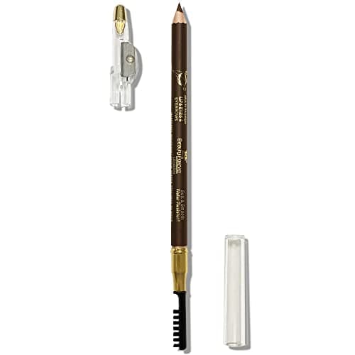 Image of Beauty Forever Dual Ended True Kohl Eyebrow Pencil & Multi Tasker with Sharpener & Separator Comb, Lip liner, Eyeliner, Smudge & Waterproof (Brown)