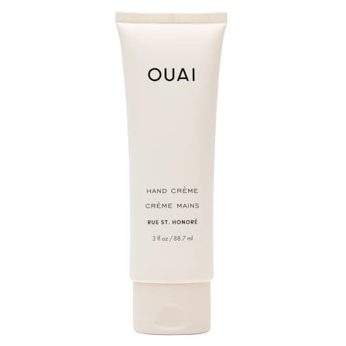 Image of OUAI Hand Cream - Thick, Creamy Balm with Coconut Oil, Murumuru Butter and Shea Butter - Hydrating Moisturizer for Soft Hands - Use Daily to Deeply Nourish Skin 88ml