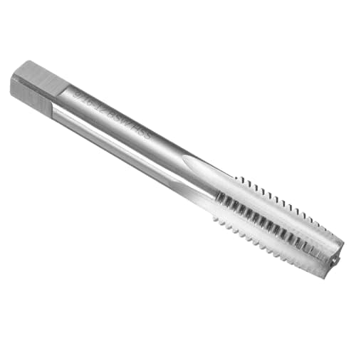 Image of sourcing map Hand Taper Tap 9/16-12 BSW 2B Thread Taper Style Taps Straight Flute Screw Tapping Threading Tool High Speed Steel HSS6542