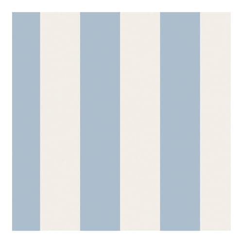 Image of Graham & Brown Cath Kidston Canopy Stripe Blue Wallpaper | Paste The Wall Application | Blue Floral | Eco-Friendly