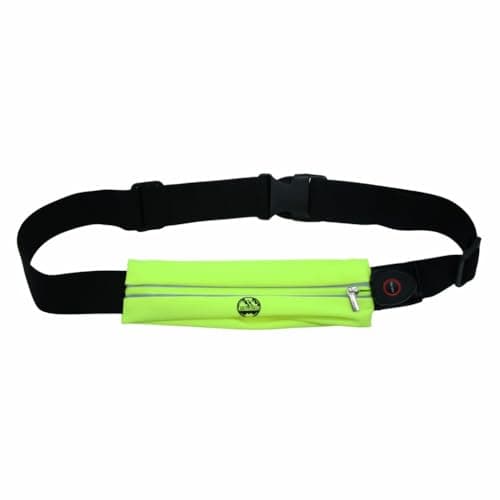 Image of Six Peaks LED Running Belt, USB Rechargeable High Visibility Running Waist Pack with LED Light Strip, Reflective Design, Adjustable Fit, Lightweight & Water Resistant
