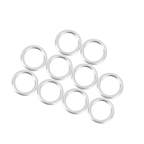 Image of Motoforti 10pcs Durable M14 Car Oil Drain Plug Gaskets for Audi Q7 N-013-815-7 Long-lasting