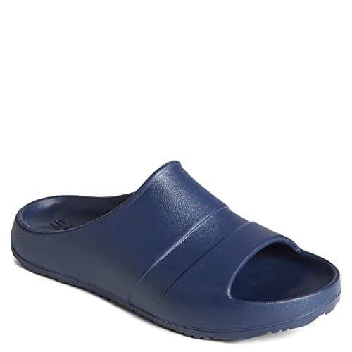 Image of Sperry Men's Float Slide Flat Sandal, Navy, 4