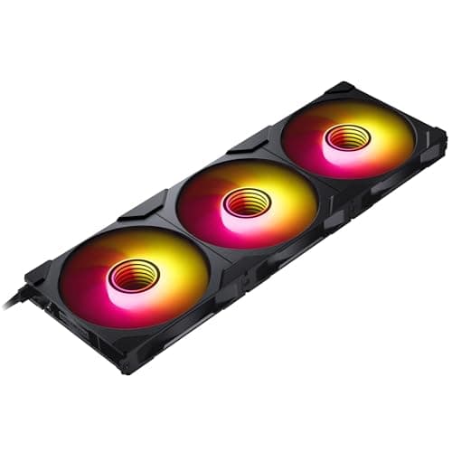 Image of PHANTEKS M25 Gen2 Black PWM Fan PC Fan 140mm RGB 3-Pack - up to 1,800 RPM - Modular System - High Airflow - Low Vibration - Quiet