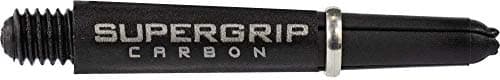 Image of Harrows Supergrip Carbon Shafts - 5 sets (15) (Short, Black/Silver)