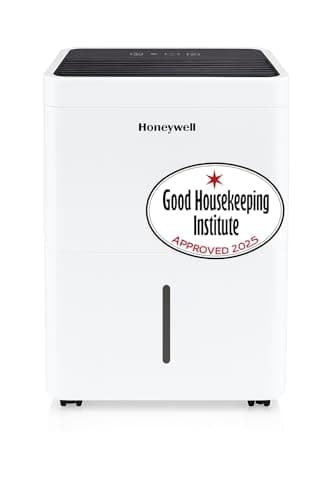 Image of Honeywell 12L/Day Dehumidifier For Home With Digital Display, Lowest Running Cost In Market, Dehumidifiers For Drying Clothes, 24Hr Timer, Washable Dust Filter, 2.5L Water Tank