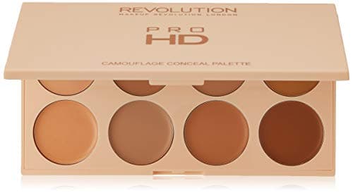 Image of Revolution Camouflage Pro HD Light Medium Concealer Palette 8 x 1.25g