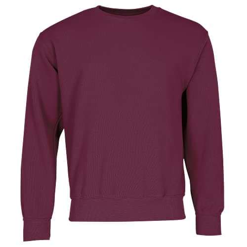 Image of Fruit of the Loom Men's Set-In Classic Sweater, Burgundy, Large