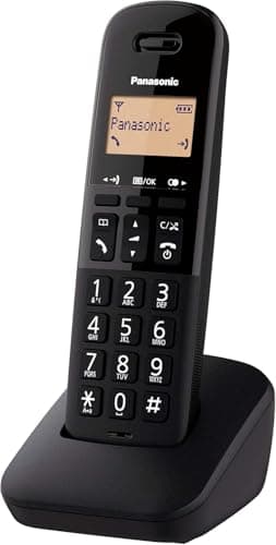 Image of Panasonic KX-TGB610EB Big Button DECT Cordless Telephone with Nuisance Call Blocker (Single Handset Pack) – Black