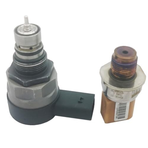 Image of Amrxuts 057130764H & 03L906054A Fuel Rail Pressure Control Valve & Sensor Compatible with AU-DI A3 for A4 A5 A6 A8 Q3 Q5 Q7 TT for BEETLE Go-lf for Jetta for Pas-sat Touran for Touarge 2.0 3.0 TDI