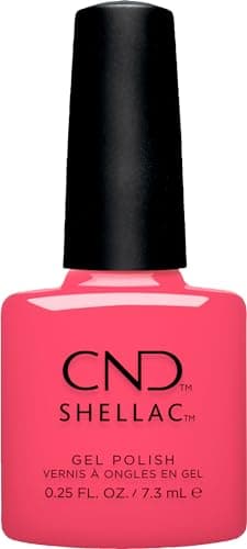 Image of CND Shellac Magenta Sky - Semi-Transparent for Jelly Effect - No. 469 Pink Red - Original CND - UV Varnish - Nail Design - Gleam & Glow Collection