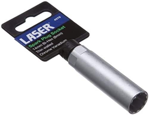 Image of Laser 4376 Spark Plug Socket 3/8"D 14mm
