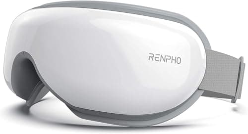 Image of RENPHO Eye Massager with Heat & Bluetooth Music, Heated Eye Massager for Migraine Relief, Dry Eyes, Sleeping Aid, Massage Eye Mask, Birthday Gifts for Women Men-Eyeris 1