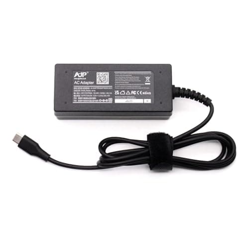 Image of 45W USB C TYPE C Charger Replacement For HP CHROMEBOOK 14-DB0500SA Laptop Power Supply Ac Adapter With UK Power Cord