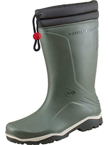 Image of DUNLOP Blizzard Mens Synthetic Material Wellies Green - 13 UK
