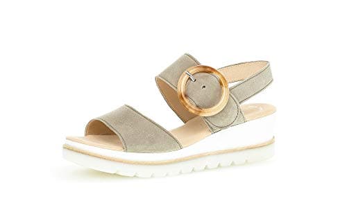 Image of Gabor Women's casual strappy sandals, Beige Reeds 19, 9 UK