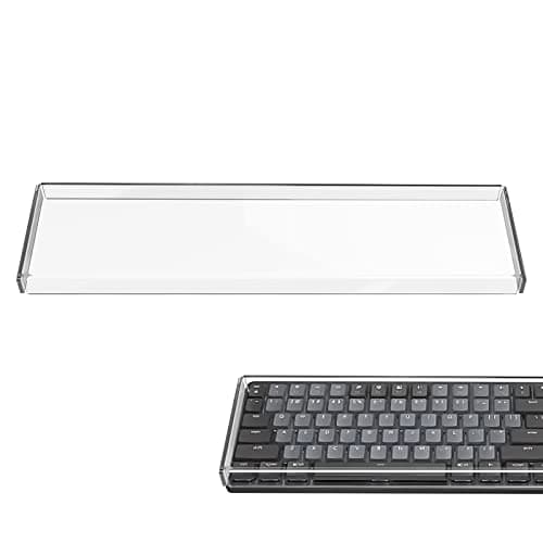 Image of Geekria Full Size Keyboard Dust Cover, Clear Acrylic Keypads Cover for 104 Keys Computer Mechanical Keyboard, Compatible with Logitech MX Mechanical