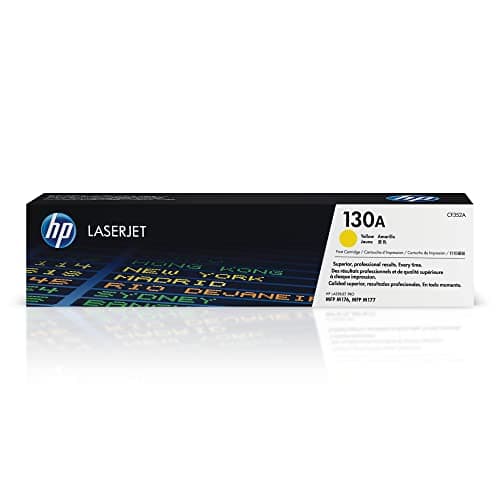 Image of HP CF352A 130A Original LaserJet Toner Cartridge, Yellow, Single Pack
